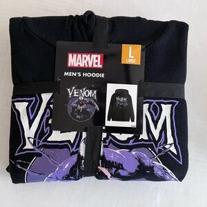 Venom Hoodie-black-men's Size Large 42-44 NEW